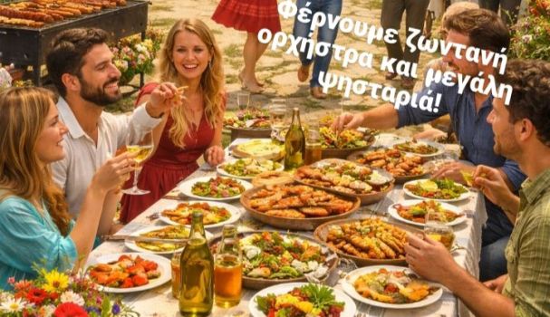 Παραδοσιακό γλέντι μετά ψησίματος στο Δίλοφο την Πρωτομαγιά